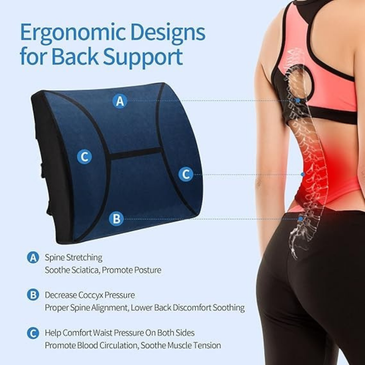 Voosio Lumbar Cushion